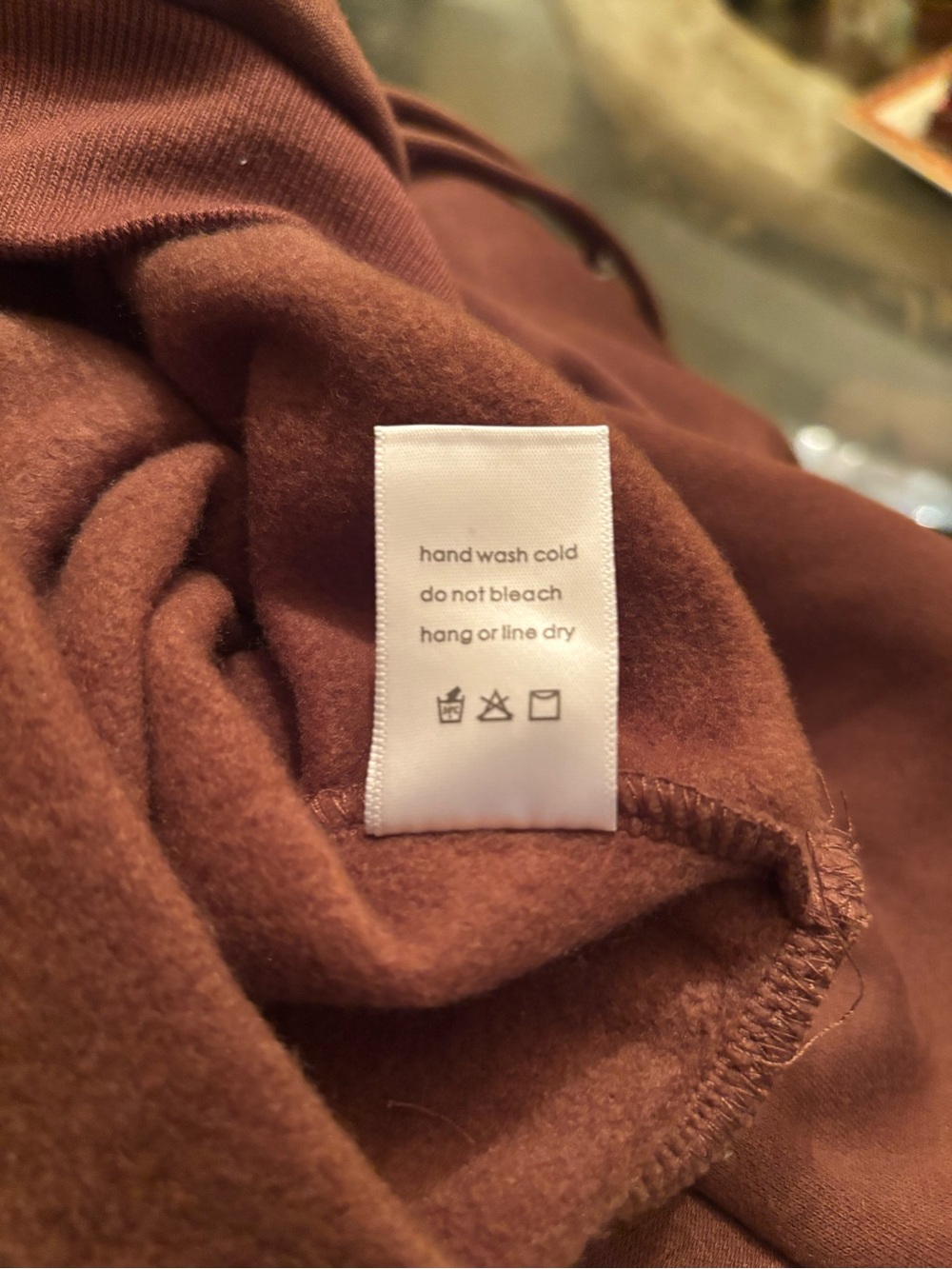 naked wardrobe Chocolate Brown Cropped Hoodie & Joggers Set - Picture 3 of 5